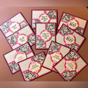 10 Stampin’ Up! Cards, Handmade, NEW